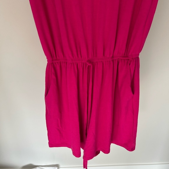 Pink Romper with Tie Back - Picture 3 of 4